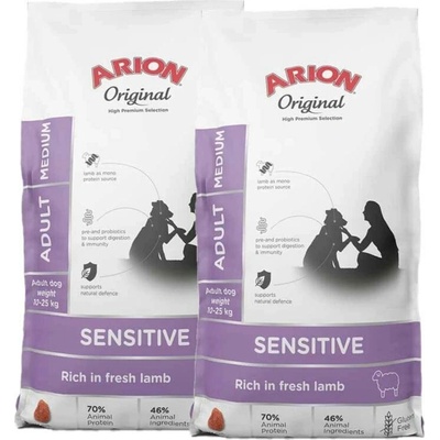 Arion Original Sensitive Adult Medium 2 x 12 kg