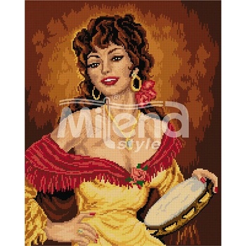 Milena Style Дорита - гоблен със схема конци dmc 1: 4