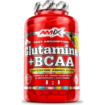 Amix Glutamine + BCAA 360 kapsúl