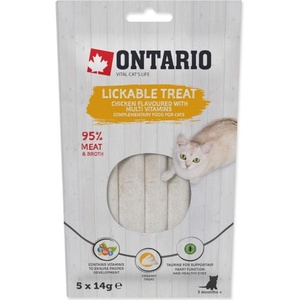 ONTARIO Онтарио лакомство за облизване с пилешко и мултивитамини 5x14g (213-53308)