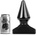 Анален разширител, класическа форма, 20, 5см. - All Black Anal Plug (D-222825)