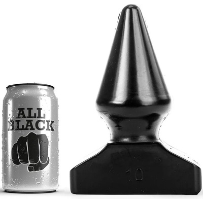 Анален разширител, класическа форма, 20, 5см. - All Black Anal Plug (D-222825)