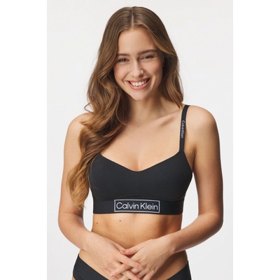 Calvin Klein REIMAGINED HERITAGE-UNLINED BRALETTE černá