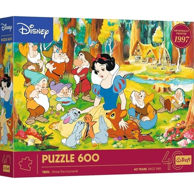 TREFL Disney Snehulienka a sedem trpaslíkov 600 dielov