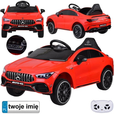 Mamido elektrické autíčko Mercedes CLA 45s AMG 4x4 červená