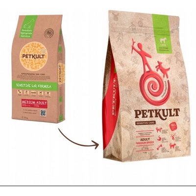 Petkult dog Medium Adult lamb/rice 12 kg