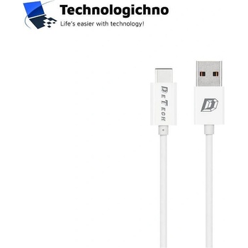 DeTech Зарядно DeTech DE-28C 220V 2.4A + Type-C кабел (090501034)