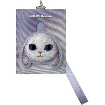 Nimmy Поставка за карта Nimmy Big Eyed Pet 2.0 Rabbit Wallet - лилава (6971080318573)