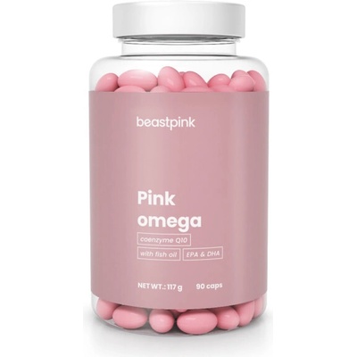 GymBeam Pink Omega BeastPink 90 kapsúl