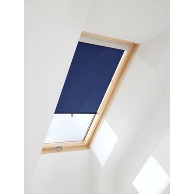 RoofLITE Roleta zcela zatemňující - 66x118 cm, Tmavě modrá