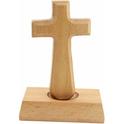 CAB Drevený kríž na podstavci 05