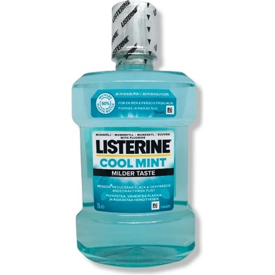 LISTERINE вода за уста, Cool Mint, 1 литър