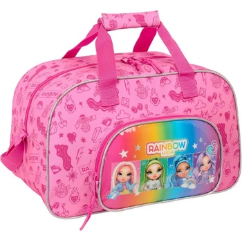 SAFTA Чанта Safta 40 cm Rainbow High Shine bag - Pink (Multicolor)