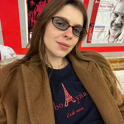 som bohyňa by ema müller tričko la bohynienne Navy