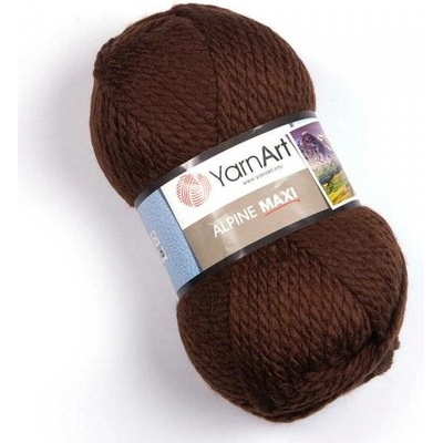 YarnArt Alpine Maxi Alpine Maxi: Alpine Maxi 663 tmavě hnědá