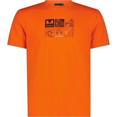 CMP Мъжка спортна тениска CMP S/S T-Shirt Sport shirt - Orange - размер 56 (EU) (216-7666-0516)