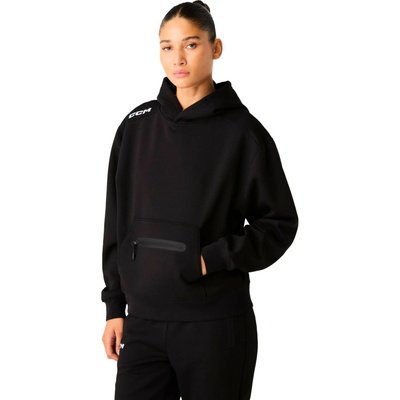 CCM Team Womens Locker Room Pullover Hoodie Black