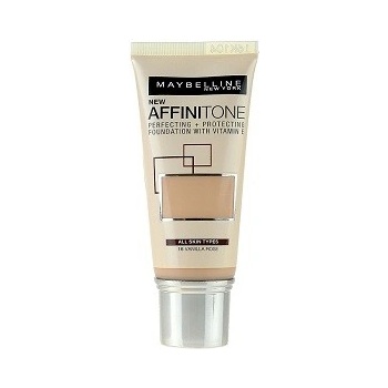 Maybelline Affinitone Mineral tekutý make-up 3 Light Sand Beige 30 ml
