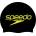 Speedo slogan print cap black stacked logo жълто/черна