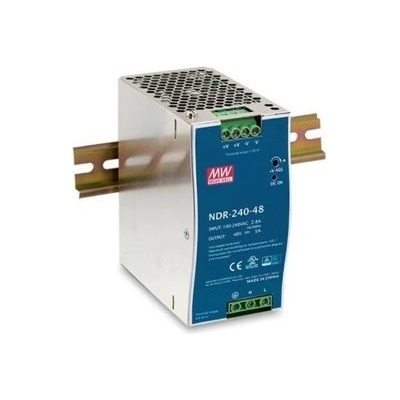 Zdroj na DIN lištu Mean Well NDR-240-24, 24V/10A
