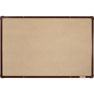 BoardOK tabule textil 90 x 60 cm hnědý rám