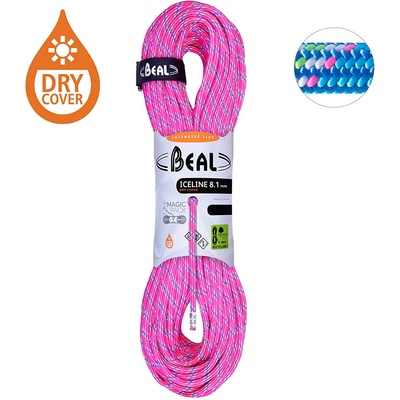 Beal Ice Line Unicore 8,1 mm f 2 × 60 m