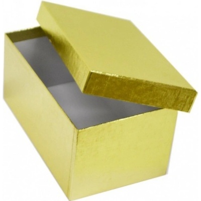 Stil Dárková krabička D3 Lux - zlatá - 20 x 12 x 10 cm – Zboží Mobilmania