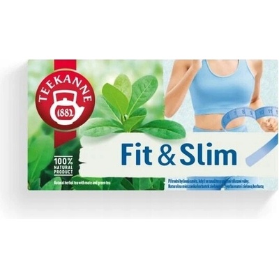 Teekanne Čaj Bylinný Zelený Fit & Slim 20 ks