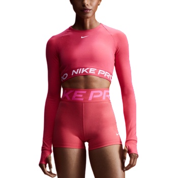 Nike Тениска с дълъг ръкав Nike PRO DF 365 CROP LS fv5484-629 Размер L