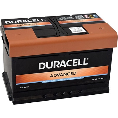 Duracell Advanced 12V 72Ah 670A DA72