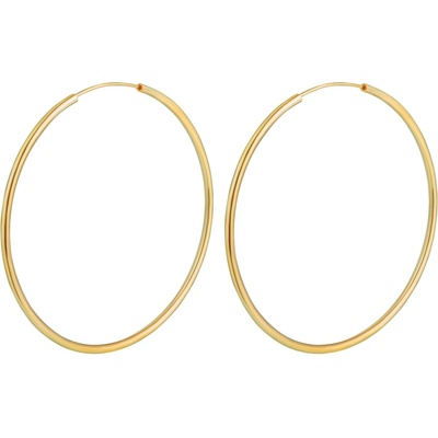 Olivie stříbrné kruhy gold 7093