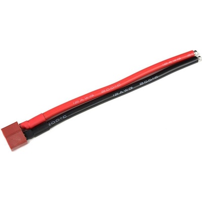 GForce Konektor zlacený Deans samice s kabelem 12AWG 10cm