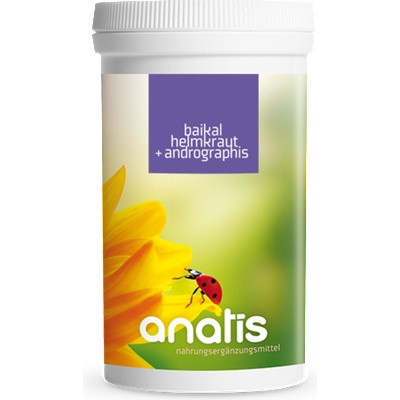 anatis Naturprodukte Байкалски шлемник + Андрографис - 180 капсули