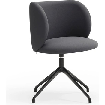 Teulat Тъмносив тапициран трапезен стол Mogi - Teulat (17502_TE)