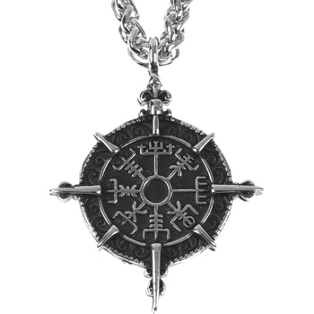 FALON Нашийник Vegvisir Viking Compas - PSY1128