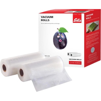 Solis Комплект вакуумни ролки Solis - 2 броя, 15 x 600 cm, BPA Free (92252)