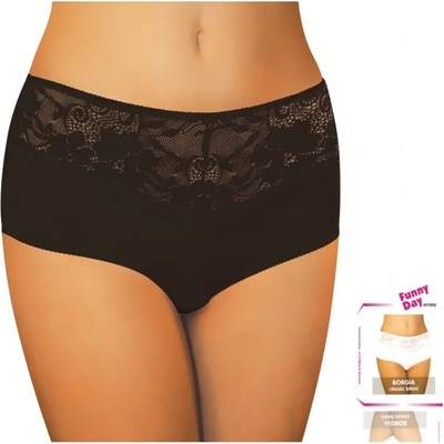Funny Day Дамски бикини с дантела в черен цвят BorgiaEH-17516-CZARNY - Черен, размер S