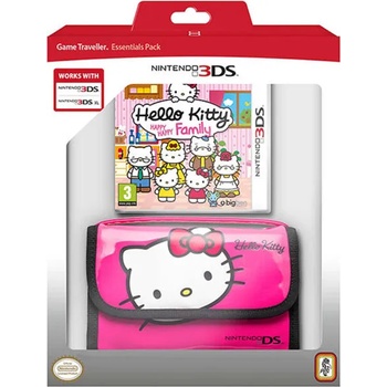 Bigben Interactive Hello Kitty Happy Happy Family [Carrying Bag Bundle] (3DS)