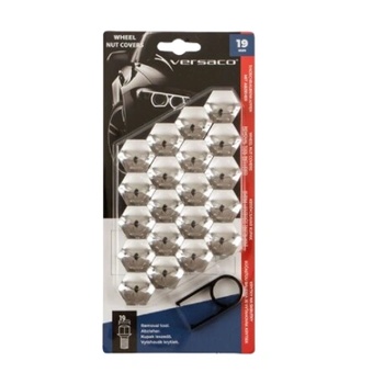 Image 1 of Декоративни капачки Versaco за болтове на джантите 19мм - хром