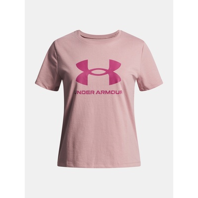 Момичешка тениска Under Armour UA BIG LOGO SS-PNK Under Armour | Rozov | Момичешки | 122