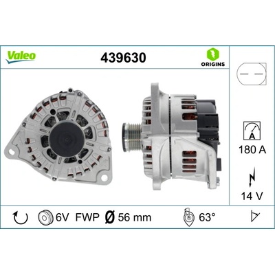 Alternátor VALEO 439630