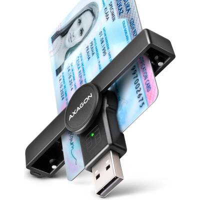 Cardreader USB2-A, Smart ID, Pocket, AXAGON CRE-SMPA (CRE-SMPA)