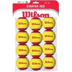 Wilson Комплект тенис топки Wilson Starter Red, 12 бр