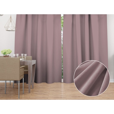 Biante Zamatový záves Velvet Prémium SVP-002 Staroružový - šírka 270 cm 270x200 cm