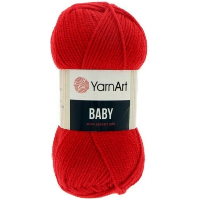 YarnArt Baby 576 tmavě červená