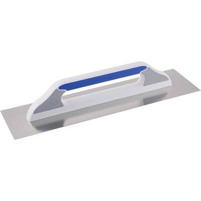 LEVIOR Hladítko nerezové hladké 130x480mm, dvousl. rukojeť G-21 0250