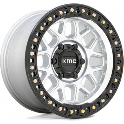 KMC KM549 GRS 9x17 6x139,7 ET18 machined with satin black lip