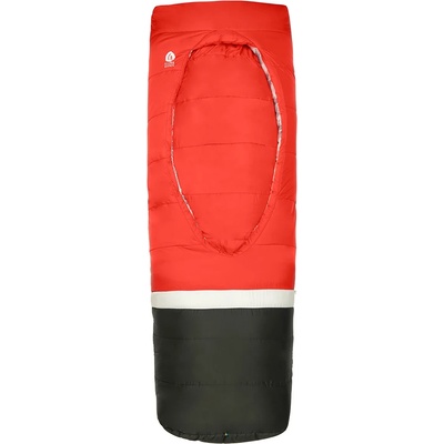 Sierra Designs Синтетичен спален чувал Sierra Designs Frontcountry Bed 20 Synthetic sleeping bag - Red / Grey - размер Long (514-1378-0112)
