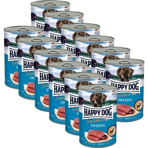 Happy Dog Wild Pur Sweden 12 x 400г / divina