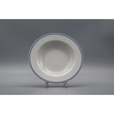 Thun 1794 a.s. OPAL svatební modrá Talíř hluboký NINA 22 cm